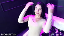 Sexy Moon-Themed Outfit: Black Spandex and a Perfect Body
