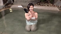 Busty announcer's shocking hot springs scandal!