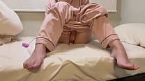 Cozy Nighttime Masturbation Routine: Pajamas and Relaxation