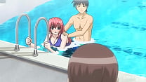 Step Siblings Almost Caught in a Hot Pool Scene - Hentai Explained