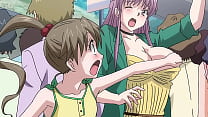 Watch Hentai: Teen Touches MILF on Public Train [Subtitled]