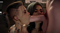 Futa Gangbang: Naughty Recruits Bed the Spaceship Captain for a Promotion