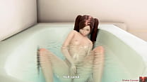 Cozy Bath Time Mishaps: What Happened When She Got Too Comfy