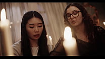 Nerdy Vampire Leana Lovings Bites Rikako Katayama - Asian Lesbian Scene Explained