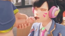 3D Classroom Adventure: Dva's Blowjob and Anal Scene Explained