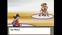 Watch Misty and Brock's steamy encounter in Pokemon HGame!